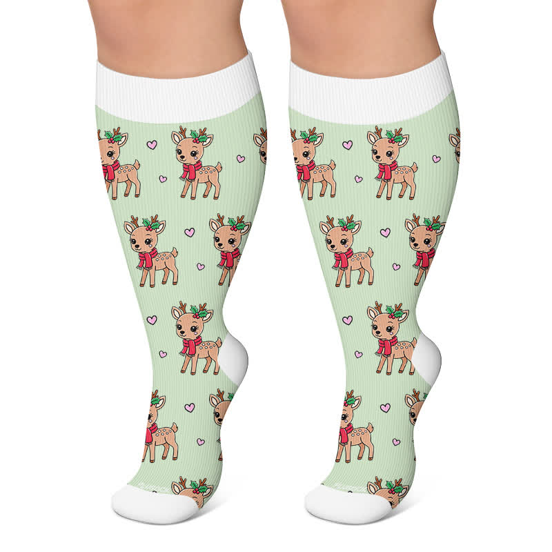 Weihnachtsschnecken-Kompressionsstrümpfe für Hunde in Übergröße - Grün - 4XL - image 6
