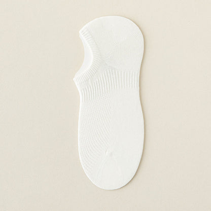 Mesh-Baumwoll-No-Show-Socken (5 Paar) - Weiß - EU39-46 (US5-12) - image 13