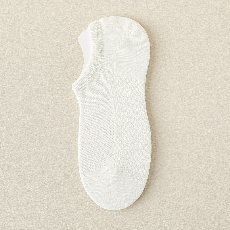 Mesh-Massage-No-Show-Socken (5 Paar) - Weiß - EU39-46 (US5-12) - image 16