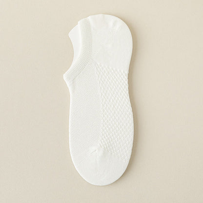 Mesh-Massage-No-Show-Socken (5 Paar) - Weiß - EU39-46 (US5-12) - image 16