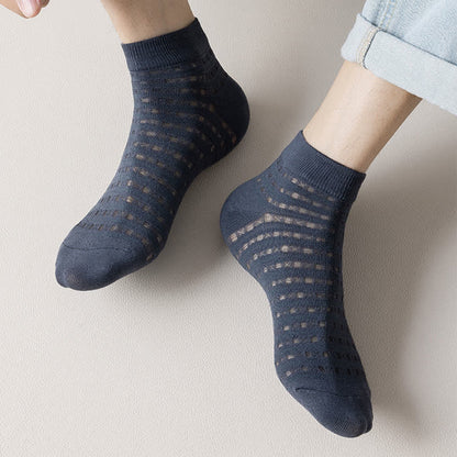 Knöchelsocken aus hohlem Netzgewebe (7 Paar) - image 6