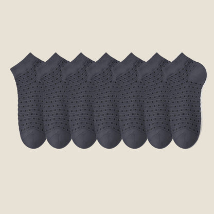 Knöchelsocken aus hohlem Netzgewebe (7 Paar) - Dunkelgrau - EU38-44 (US5-11) - image 17