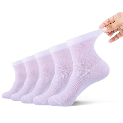 Superelastische Viertelsocken in Übergröße (5 Paar) - 45-50 - Weiß - image 11