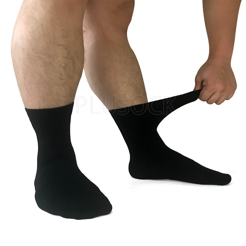Atmungsaktive Socken aus weicher Baumwolle in Übergröße (3 Paar)