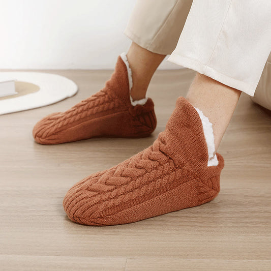 Anti-Rutsch-Hausschuhsocken in Übergröße (2 Paar)