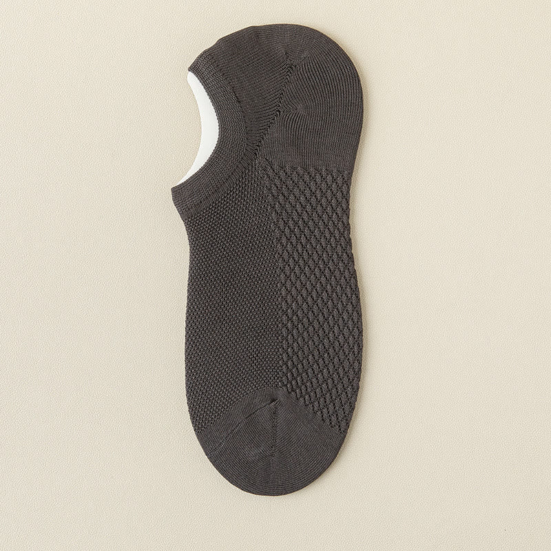 Mesh-Massage-No-Show-Socken (5 Paar) - Dunkelgrau - EU39-46 (US5-12) - image 18