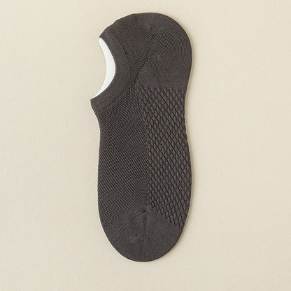 Mesh-Massage-No-Show-Socken (5 Paar) - Dunkelgrau - EU39-46 (US5-12) - image 18