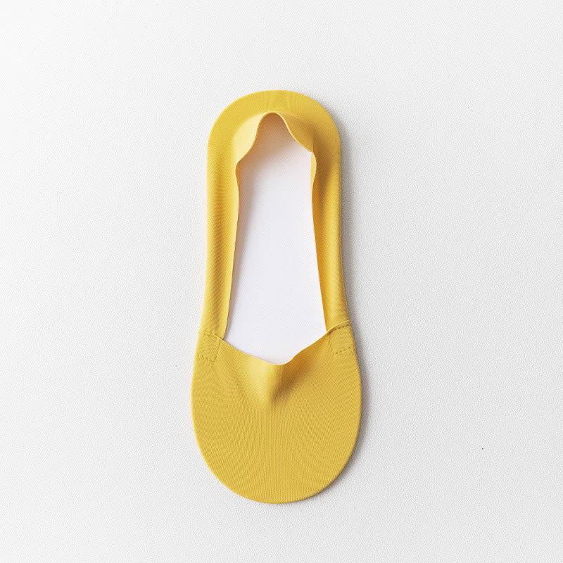 Unisex-Bootssocken mit tiefem Ausschnitt (5 Paar) - Gelb - EU35-38 (US5-7) - image 18