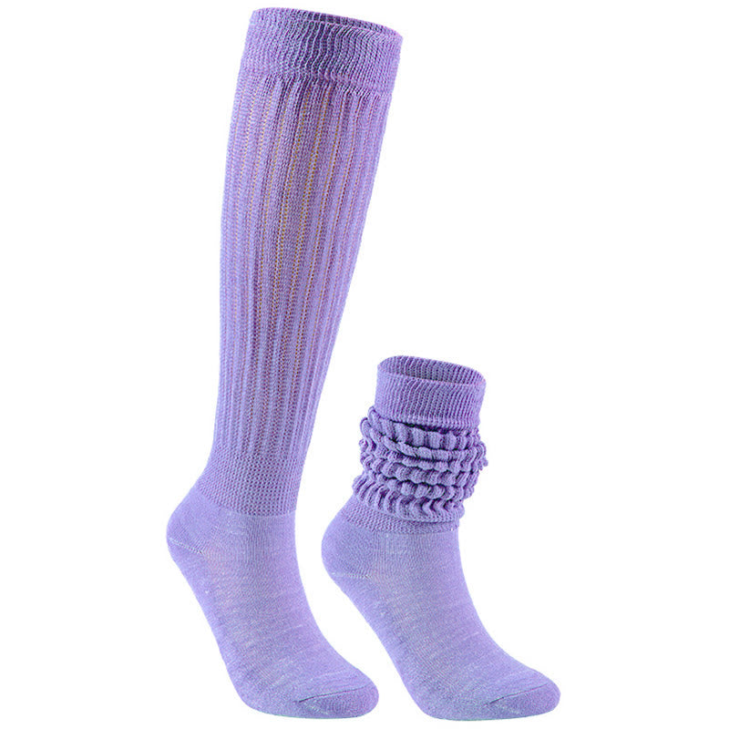 Bonbonfarbene, weiche Slouch-Socken (2 Paar)