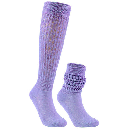 Bonbonfarbene, weiche Slouch-Socken (2 Paar)