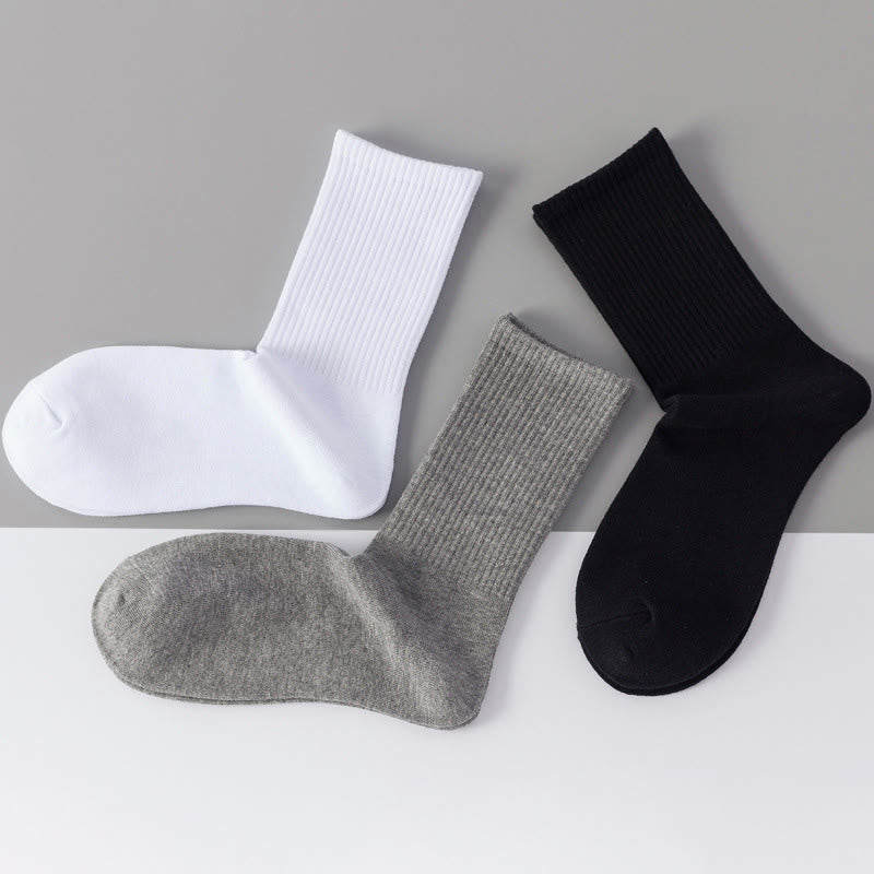 Atmungsaktive Socken aus weicher Baumwolle in Übergröße (3 Paar)