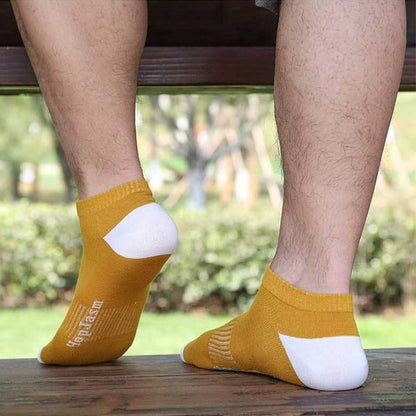 Knöchelsocken aus Netzstoff mit Buchstaben in Übergröße (5 Paar)