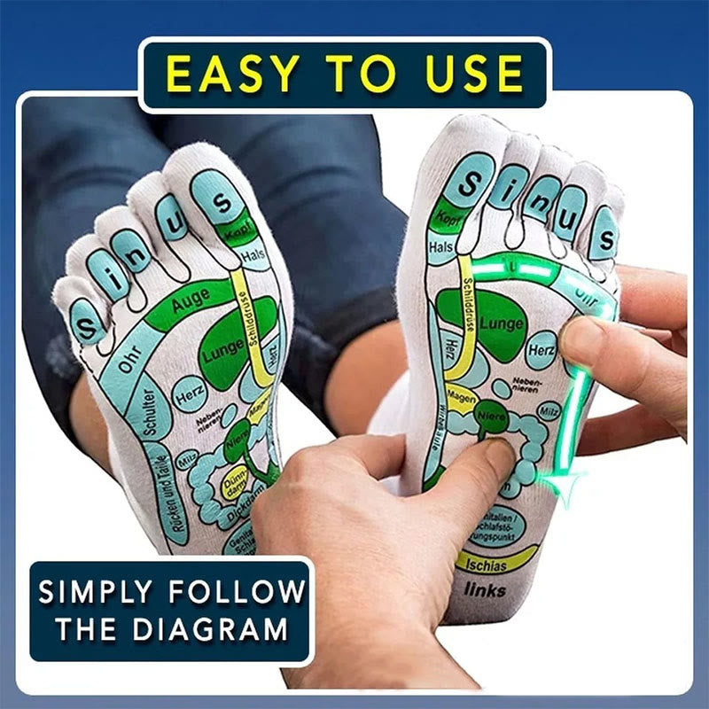 Akupressur-Socken, Physiotherapie-Massage, Müdigkeitsbewältigung - image 2