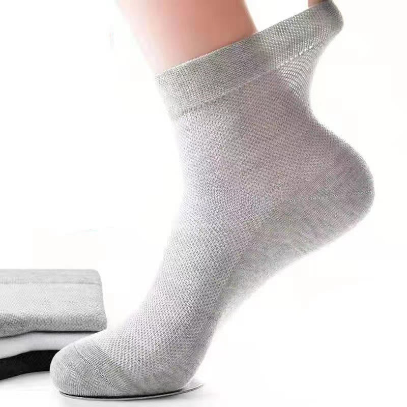 Netz-Viertel-Socken in Übergröße (10 Paar)