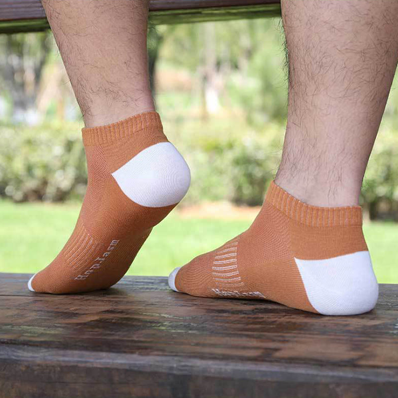 Knöchelsocken aus Netzstoff mit Buchstaben in Übergröße (5 Paar)