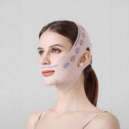 Gesichtsstützende Wickelbandage mit V-förmiger Kontur - image 0