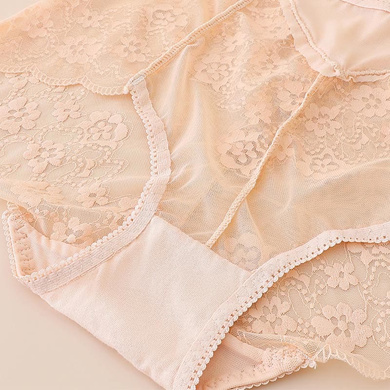 Hochgeschnittene Slips mit Blumenmuster (5 Paar) - image 12