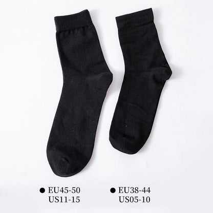 Weiche, einfarbige Viertelsocken in Übergröße (5 Paar)