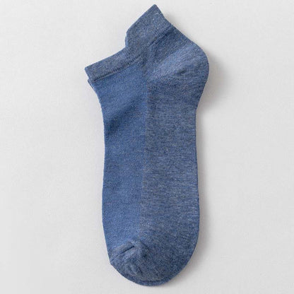 Mehrfarbige, lockere Baumwollsocken (3 Paar) - 42-48 - Blau - image 12