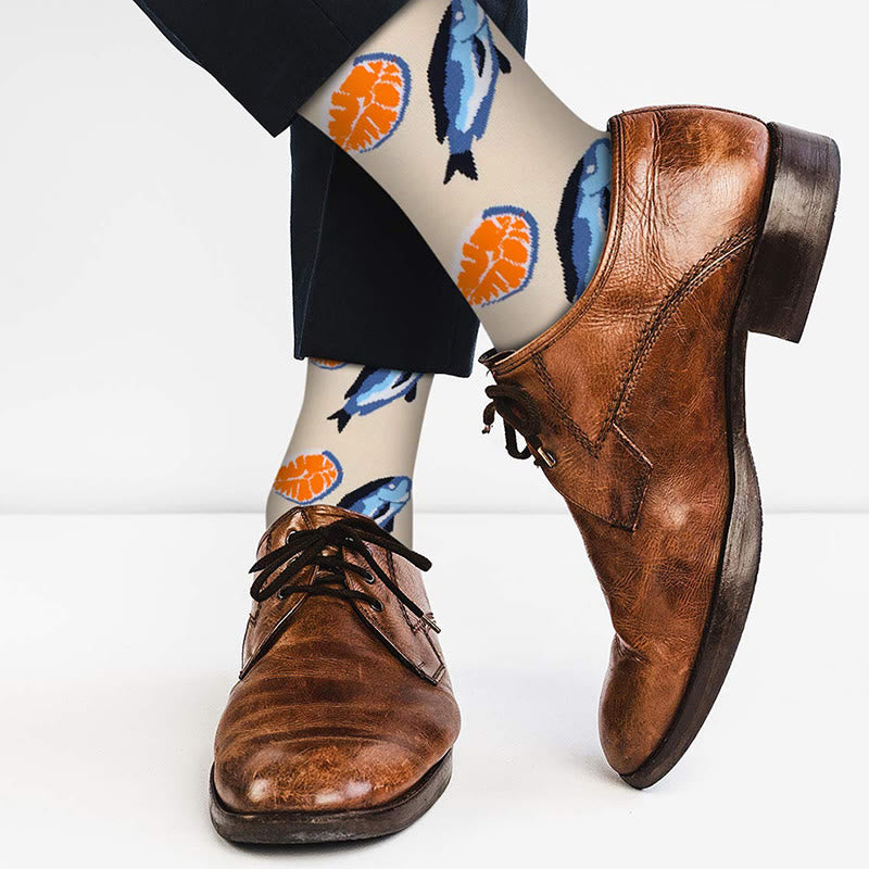 Fun Crew-Socken der Marine-Serie in Übergröße (5 Paar) - image 14