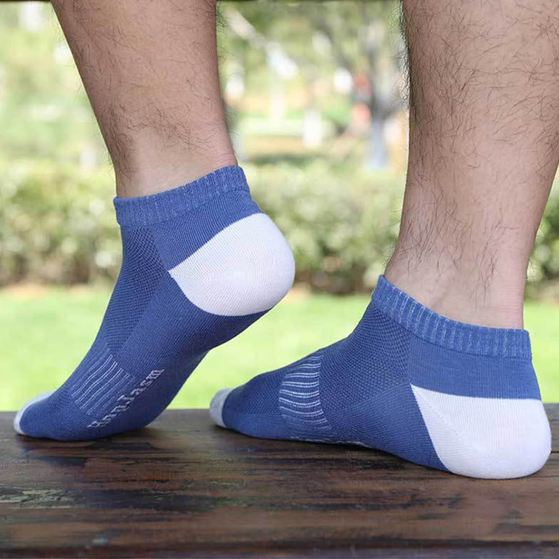 Knöchelsocken aus Netzstoff mit Buchstaben in Übergröße (5 Paar)