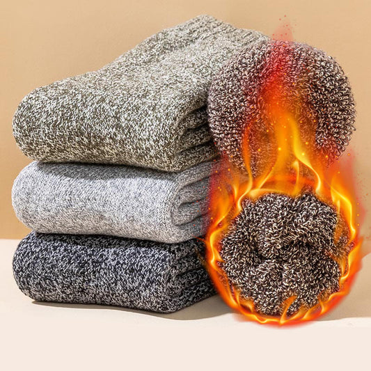Verdickte Thermo-Viertel-Socken in Übergröße (5 Paar)