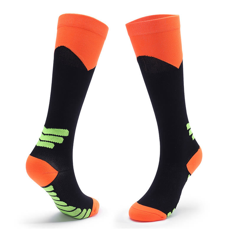 Sportliche Kniestrümpfe mit Kompression (2 Paar) - Schwarz - L/XL - image 4