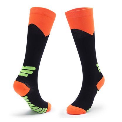 Sportliche Kniestrümpfe mit Kompression (2 Paar) - Schwarz - L/XL - image 4