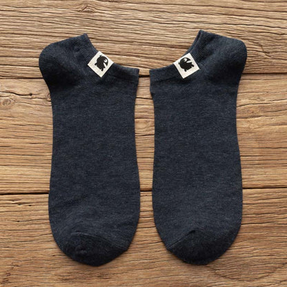 Lustige Baumwollsocken mit Muster (3 Paar) - 42-48 - Marineblau - image 13
