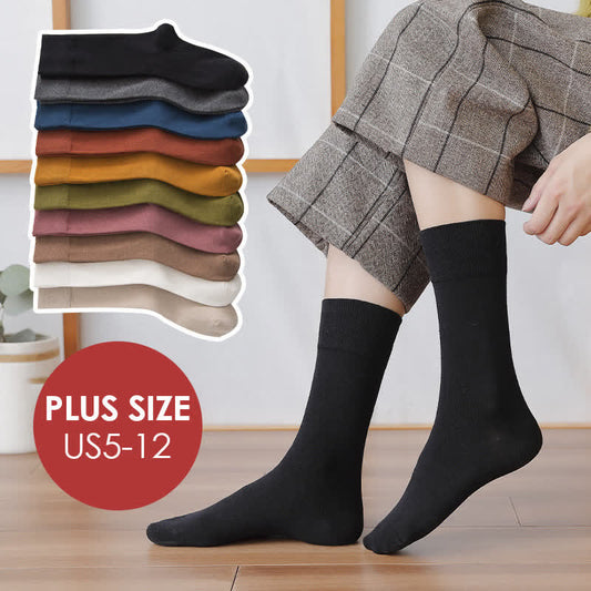 Weiche, strapazierfähige Crew-Socken in Übergröße (8 Paar) - image 1