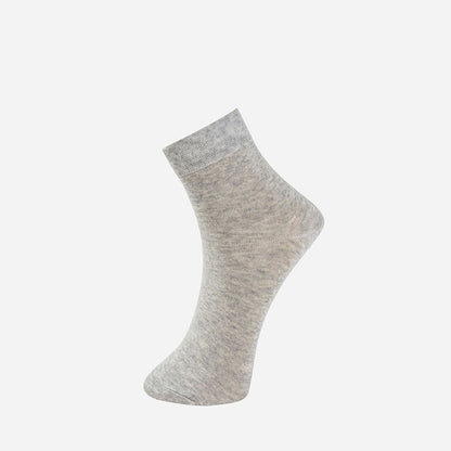 Crew-Socken in Übergröße, einfarbig (8 Paar)