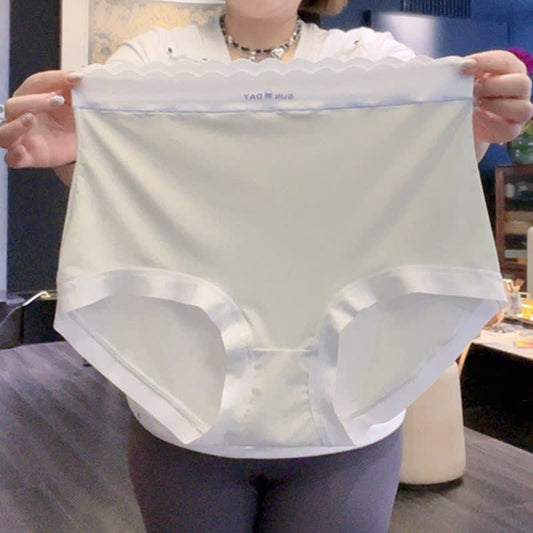 Slip mit hoher Taille und Fliege in Übergröße (5 Paar)