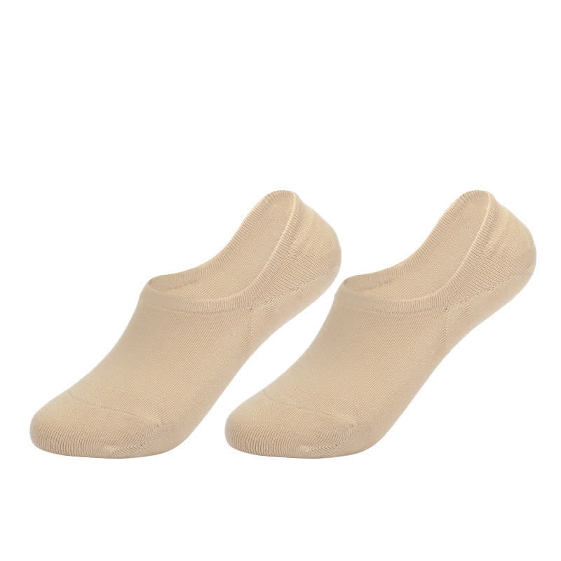 Rutschfeste, unsichtbare Baumwollsocken (4 Paar) - Nackt - EU41-43 (US7,5-9) - image 8