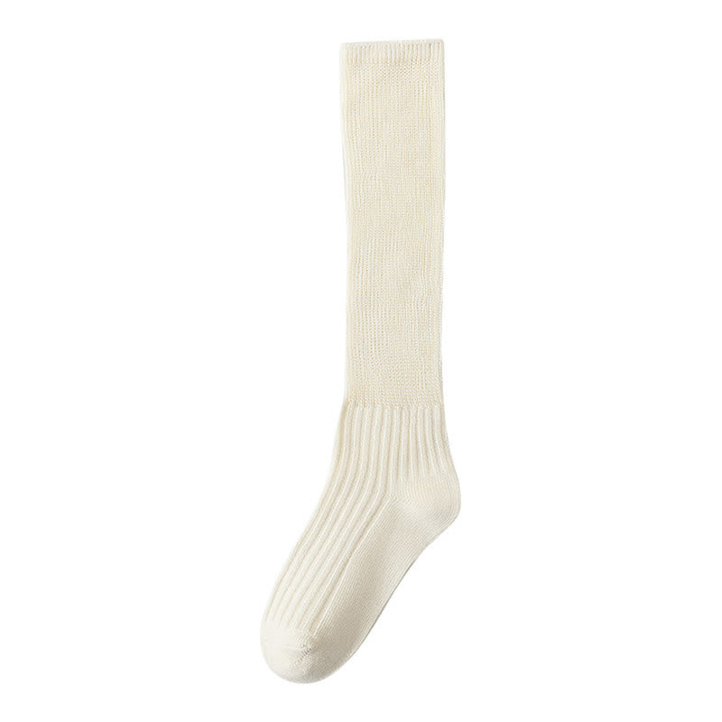 Einfarbige, stylische Slouch-Socken (3 Paar) - Aprikose - EU36-40 (US3-7) - image 17