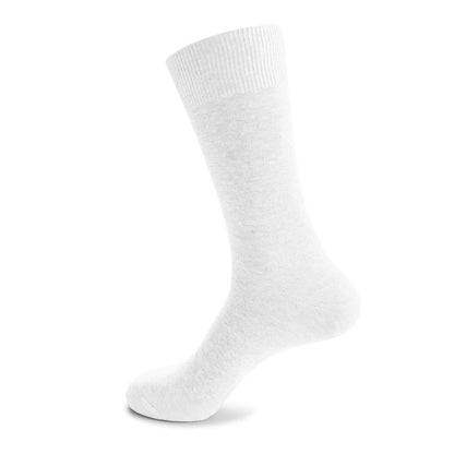 Strapazierfähige, einfarbige Socken (7 Paar) - Weiß - EU46-50 (US12-15) - image 11