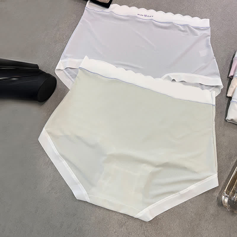 Hochgeschnittene Slips mit Schleife (5 Paar) - image 6