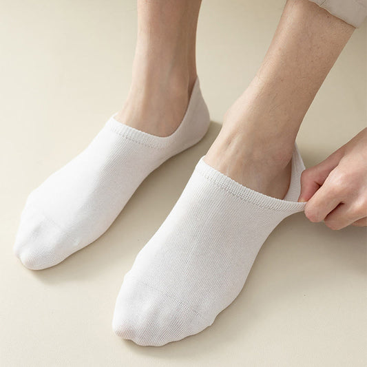 Rutschfeste No-Show-Socken in Übergröße (5 Paar)
