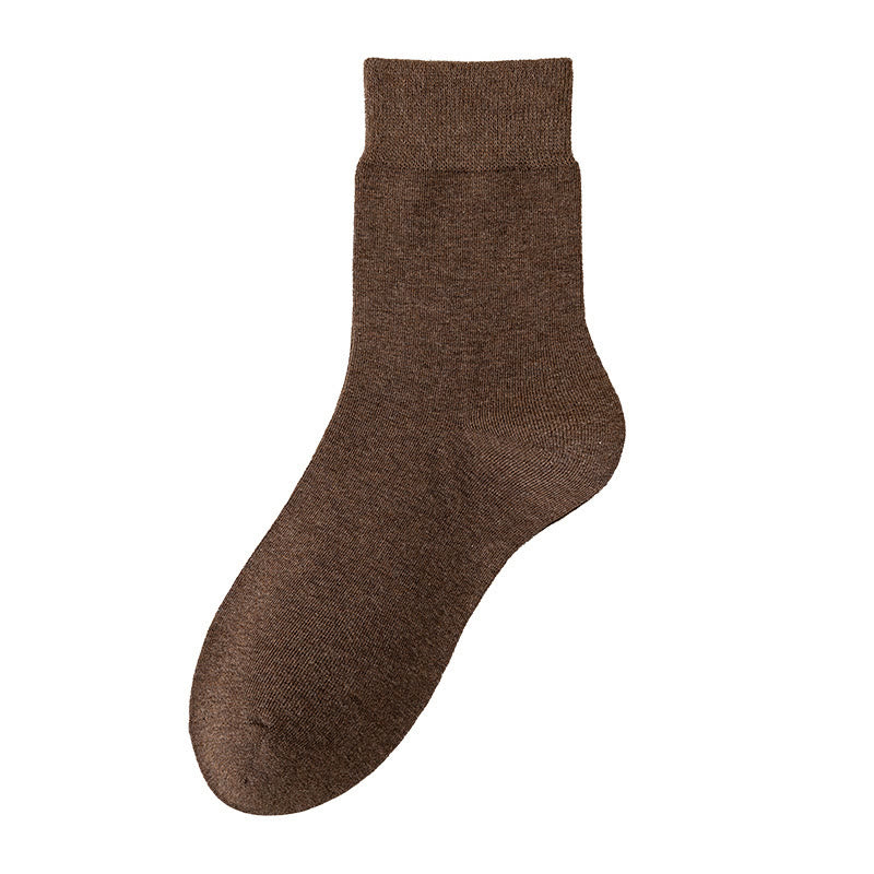 Atmungsaktive Viertelsocken in Unifarben (5 Paar) - Braun - EU39-46 (US6-12) - image 14