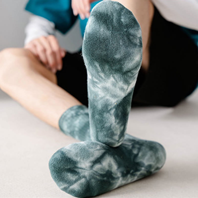 Bunte Viertelsocken im Batik-Look (4 Paar) - image 4