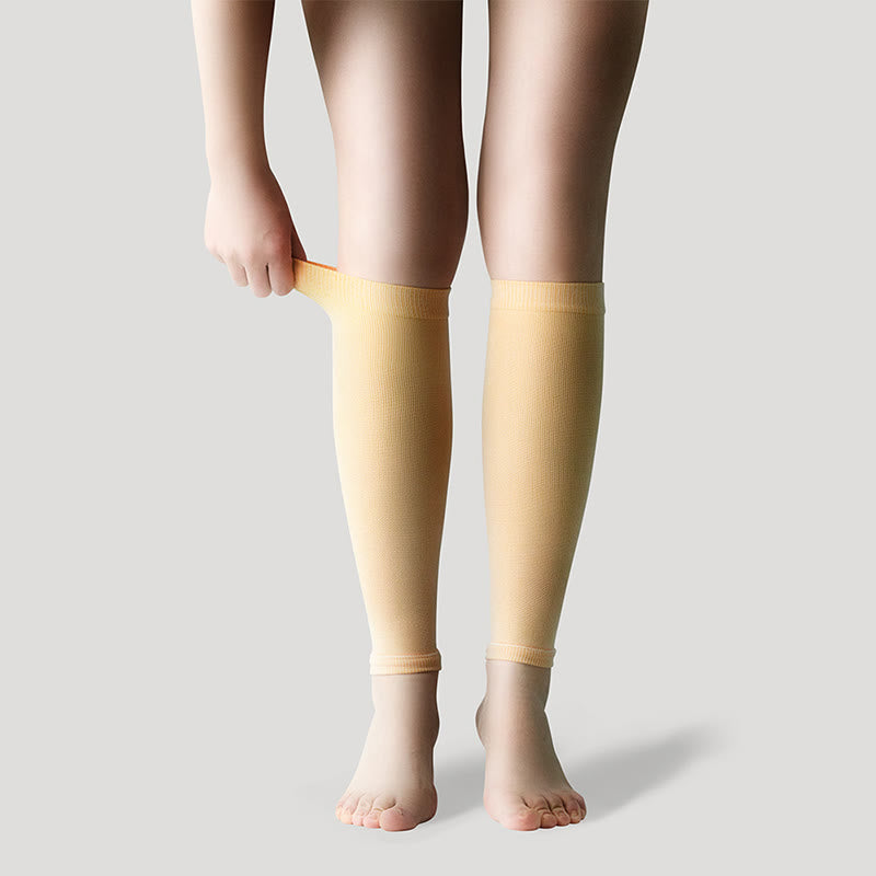 Fußlose Coole Kompressionsstrümpfe aus Eisseide, Unisex - Nackt - XL - image 34