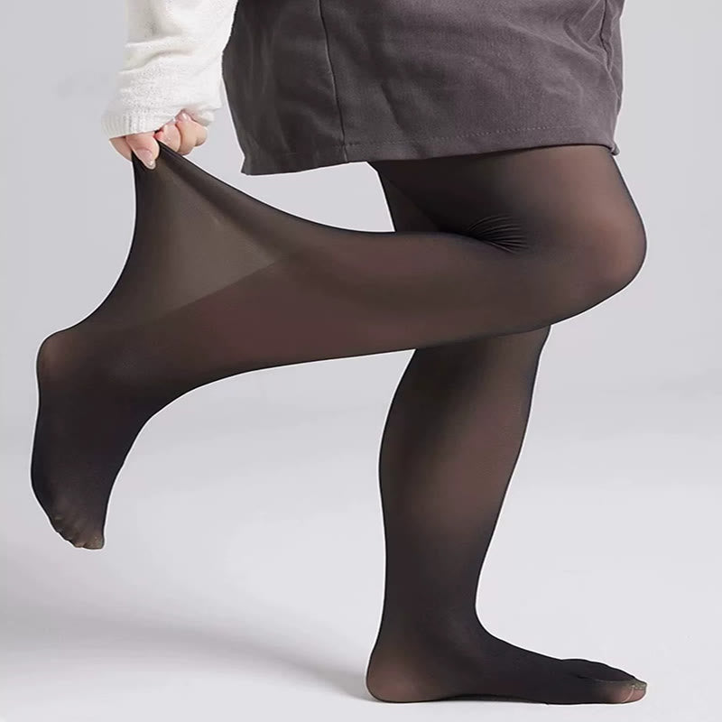 Dicke Strumpfhosen mit hoher Taille in Übergröße - image 9