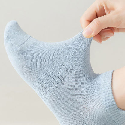 Hohle Baumwollsocken für den Knöchel (6 Paar) - EU36-43 (US4-9) - Blau - image 2