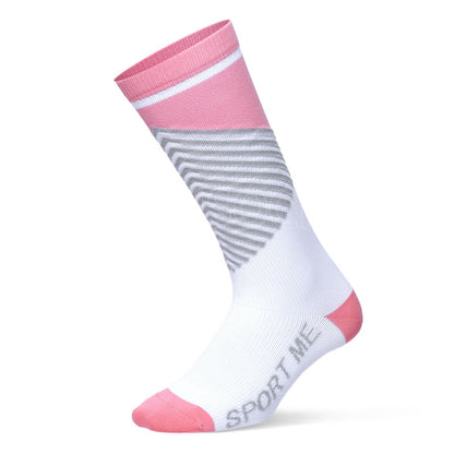Professionelle atmungsaktive Sport-Kompressionsstrümpfe (3 Paar) - Unisex - Rosa - image 12