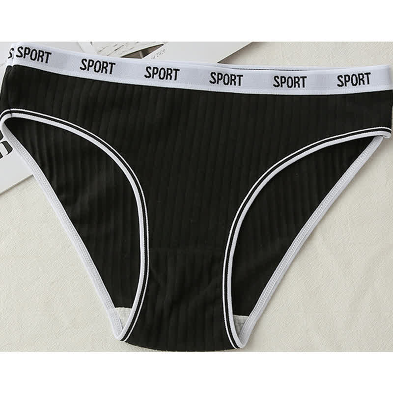 Antibakterielle Baumwollunterwäsche mit hohem Bund (4er-Pack) - Schwarz - 4XL - image 2