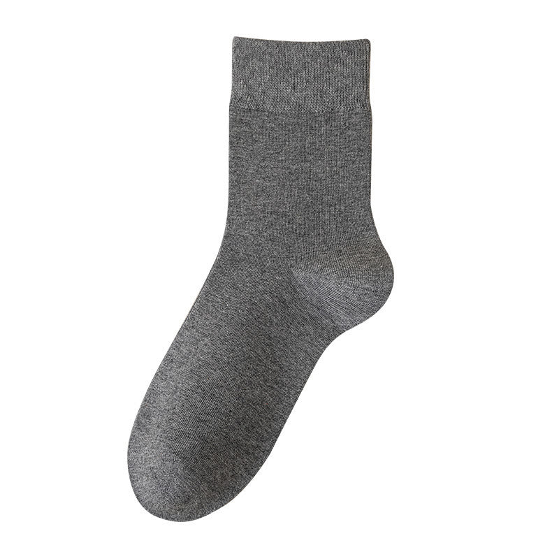 Atmungsaktive Viertelsocken in Übergröße, einfarbig (5 Paar)