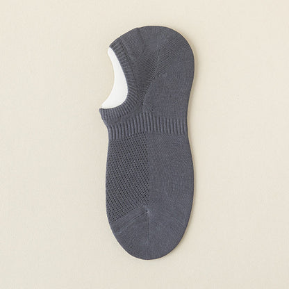 Mesh-Baumwoll-No-Show-Socken (5 Paar) - Dunkelblau - EU39-46 (US5-12) - image 19