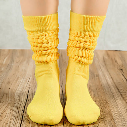 Bonbonfarbene, weiche Slouch-Socken (2 Paar)