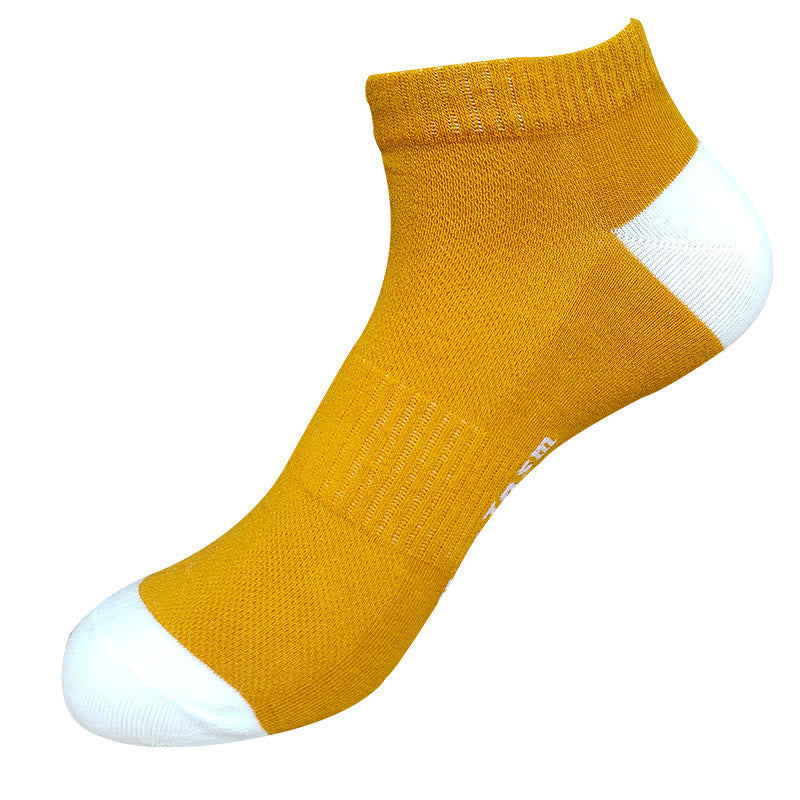 Knöchelsocken aus Netzstoff mit Buchstaben in Übergröße (5 Paar)