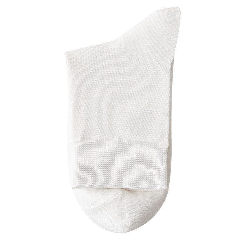 Mehrfarbige Viertelsocken aus Netzstoff in Übergröße (5 Paar)