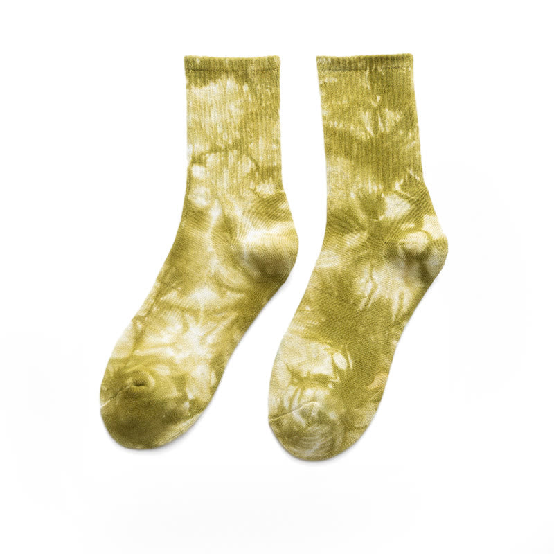 Bunte Viertelsocken im Batik-Look (4 Paar) - image 13
